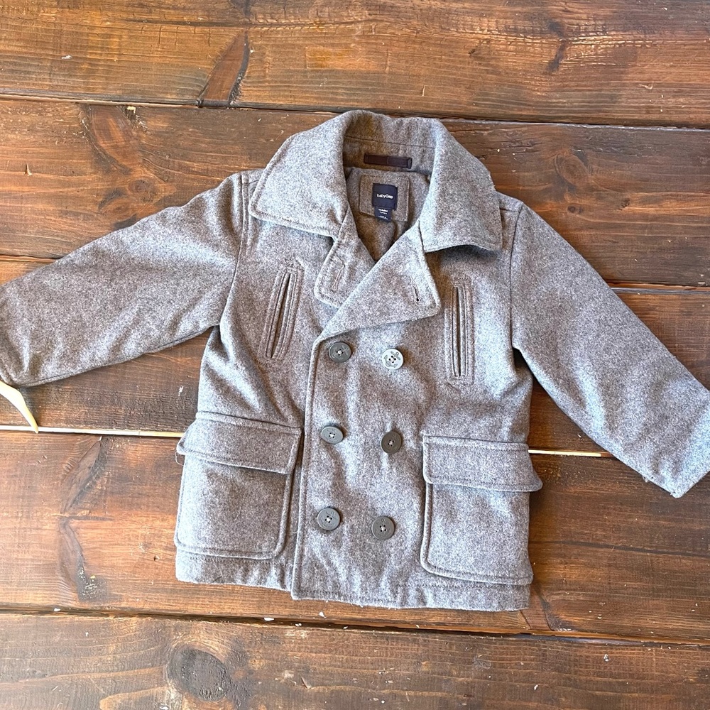 Gap wool double breasted peacoat
